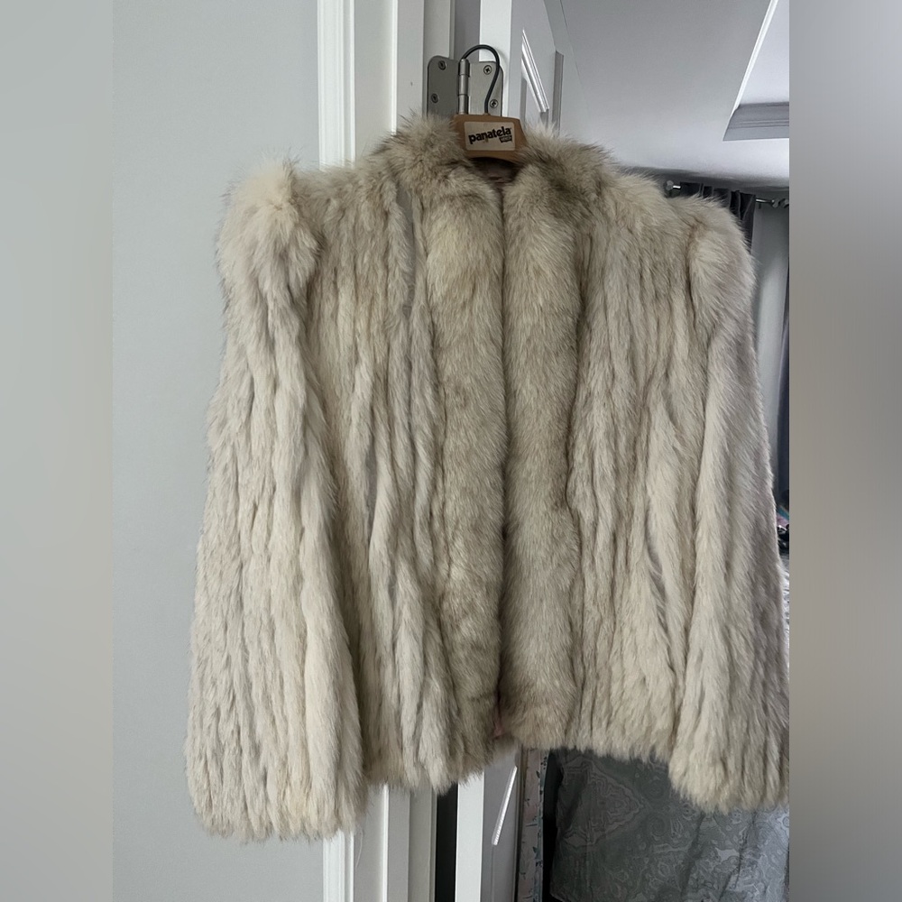 Natural Blue Fox Fur jacket